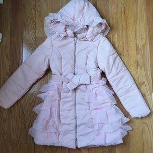 NWOT Richie House girls fancy pink jacket/ coat